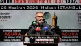 İBB BAŞKANVEKİLİ NURİ ASLAN, EVRENSEL AŞURA MATEMİ’NE KATILDI