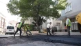 Maltepe'de yol yenileme çalışmaları devam ediyor