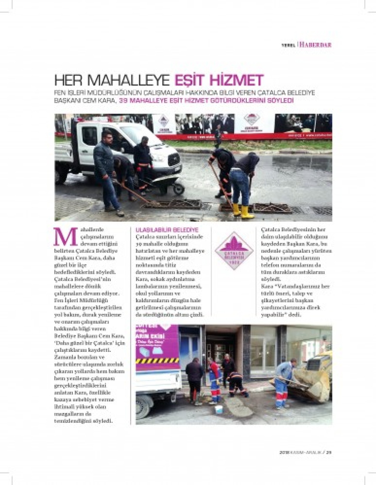 Haberdar 2018 Kasım Aralık Sayısı 29