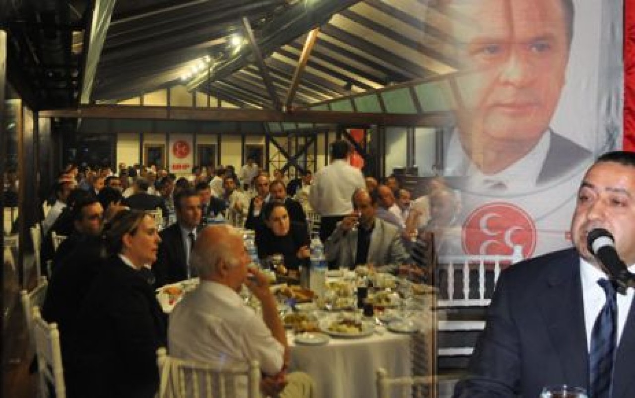 MHP'LİLER TURGUT'UN İFTARINDA BULUŞTU...