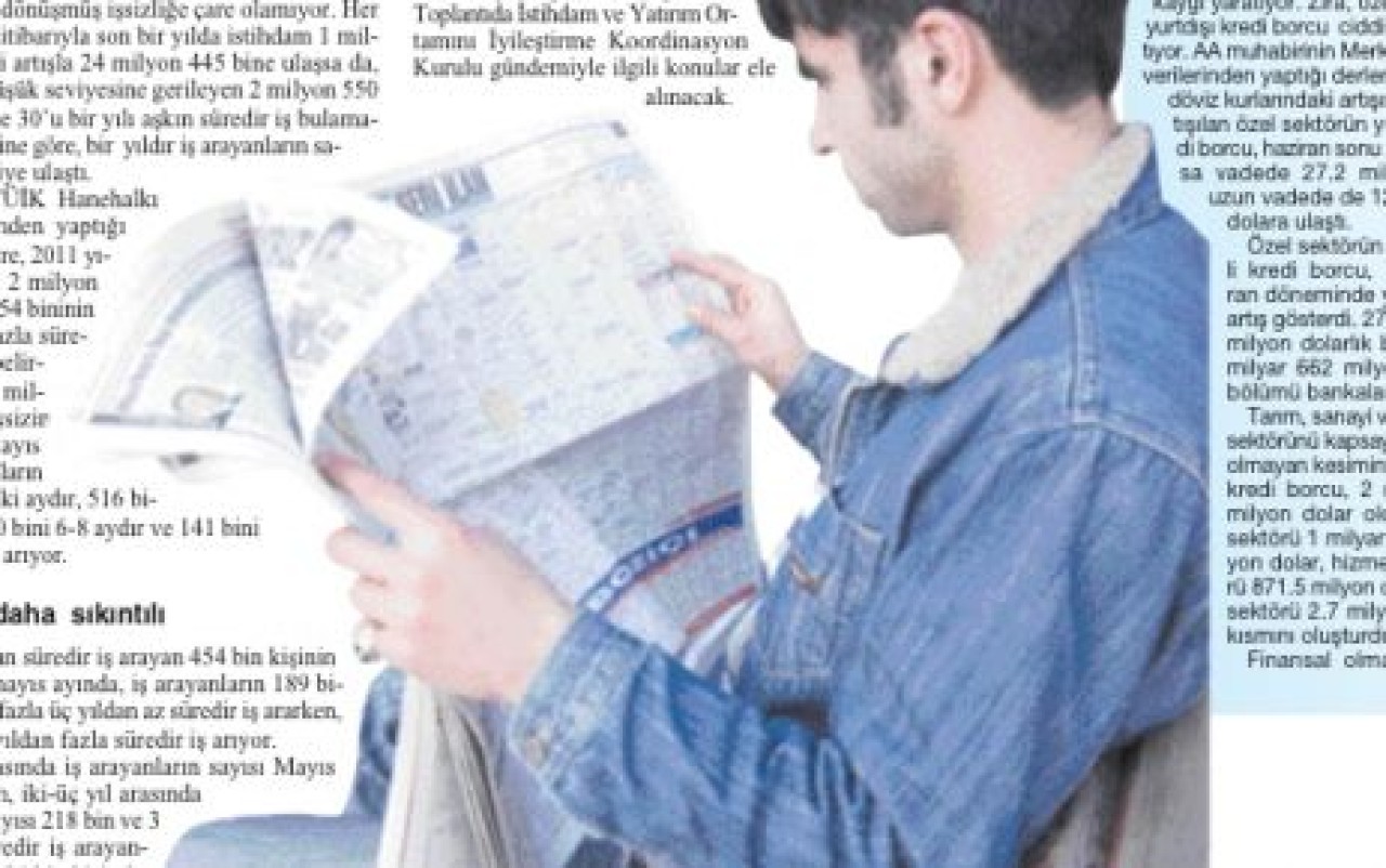 Ömür geçti işsizlik geçmedi