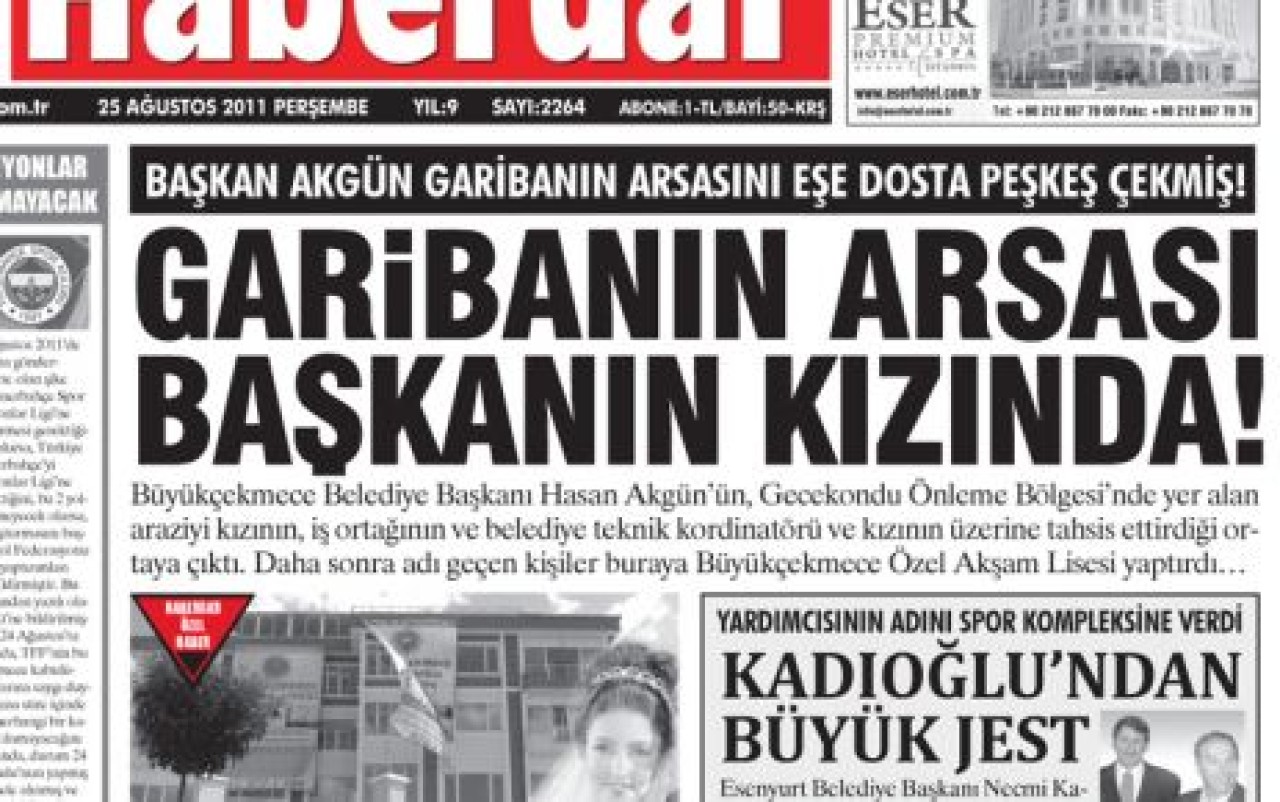 GARİBANIN ARSASINI KIZINA AYIRAN BAŞKAN!