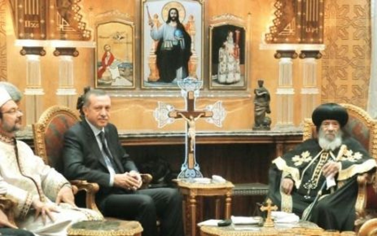 Kıpti azınlığa ziyaret