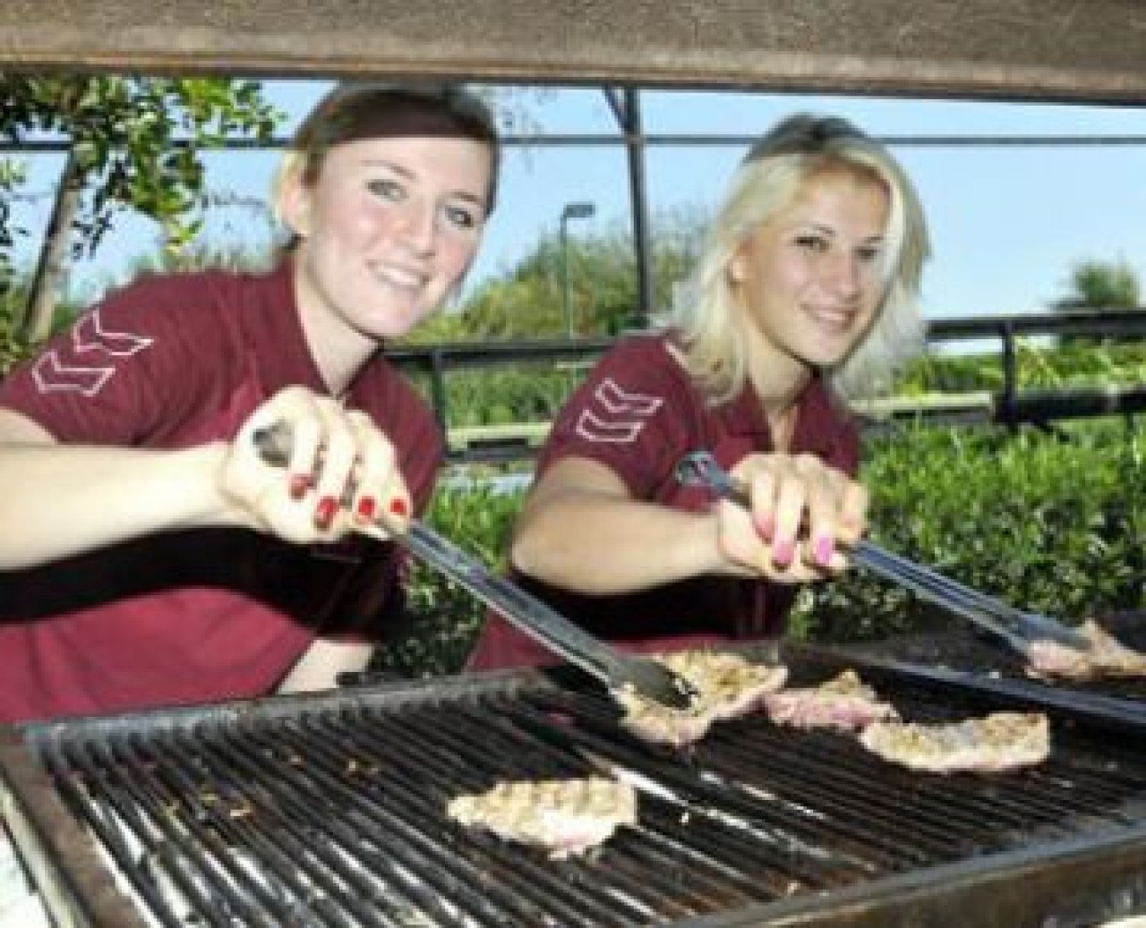 Bayan Milliler'in barbekü keyfi