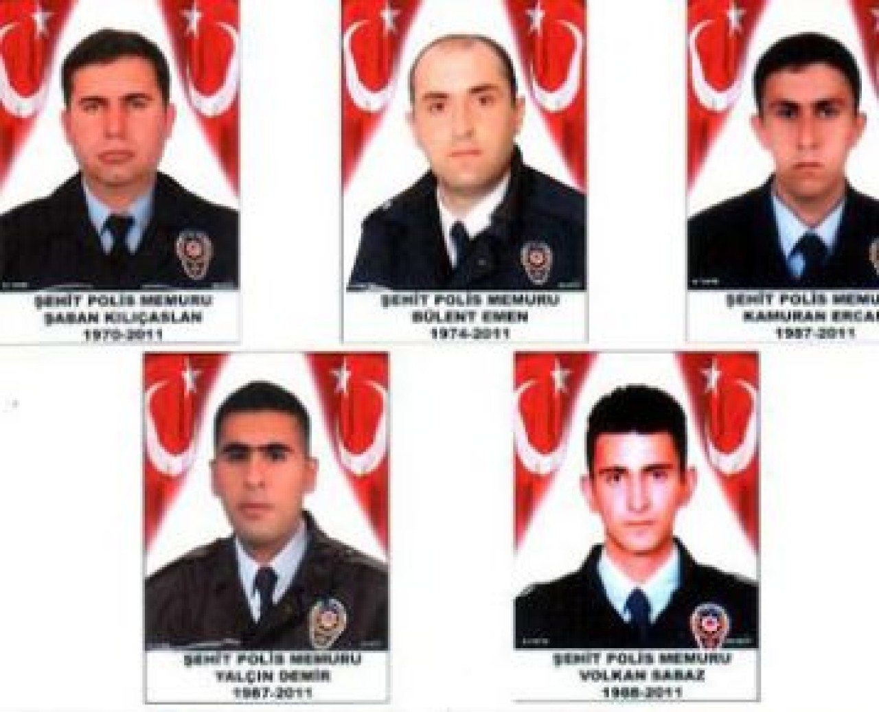 Bitlis'te 5 şehide hazin tören!