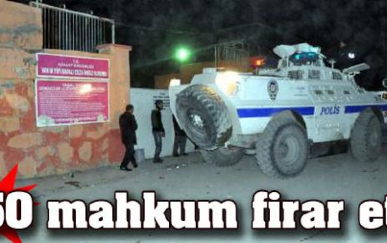 Van'da cezaevinden 150 mahkum firar etti