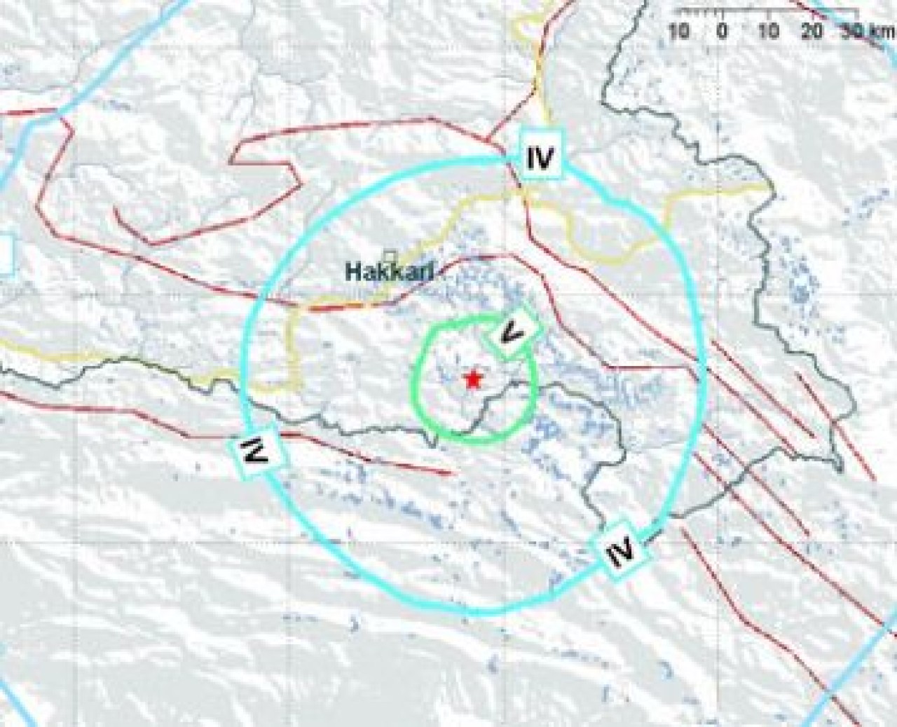 Yüksekova'da deprem