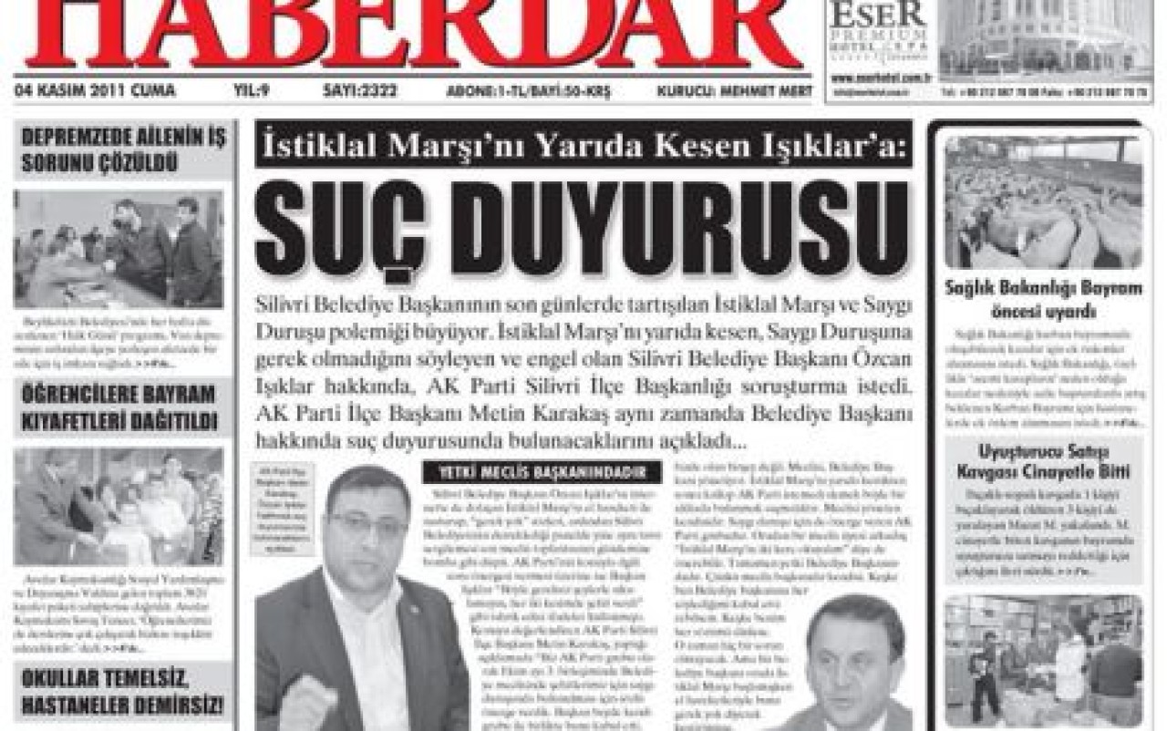 Işıklar’a SUÇ DUYURUSU