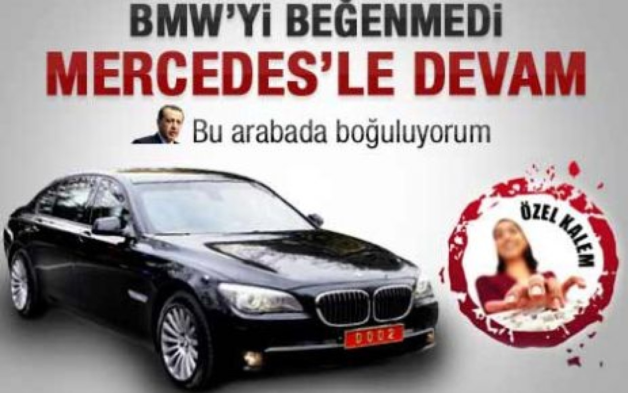 Başbakan Erdoğan Mercedes'e geri döndü