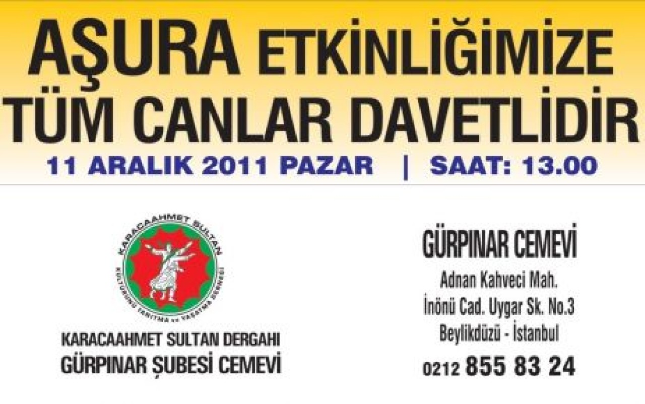 Canlar Aşure Günü’nde buluşuyor