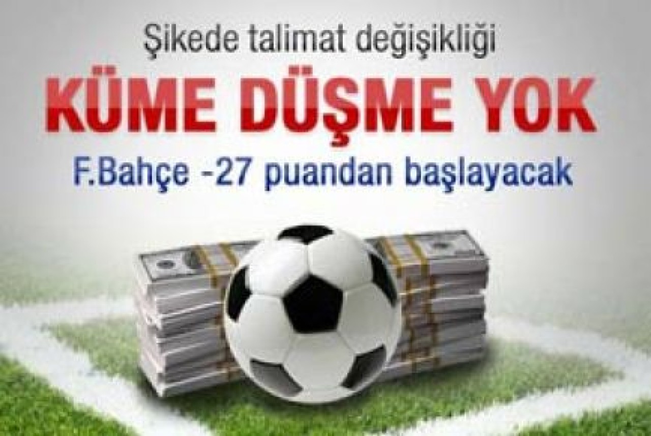 F.Bahçe -27 puandan başlayabilir