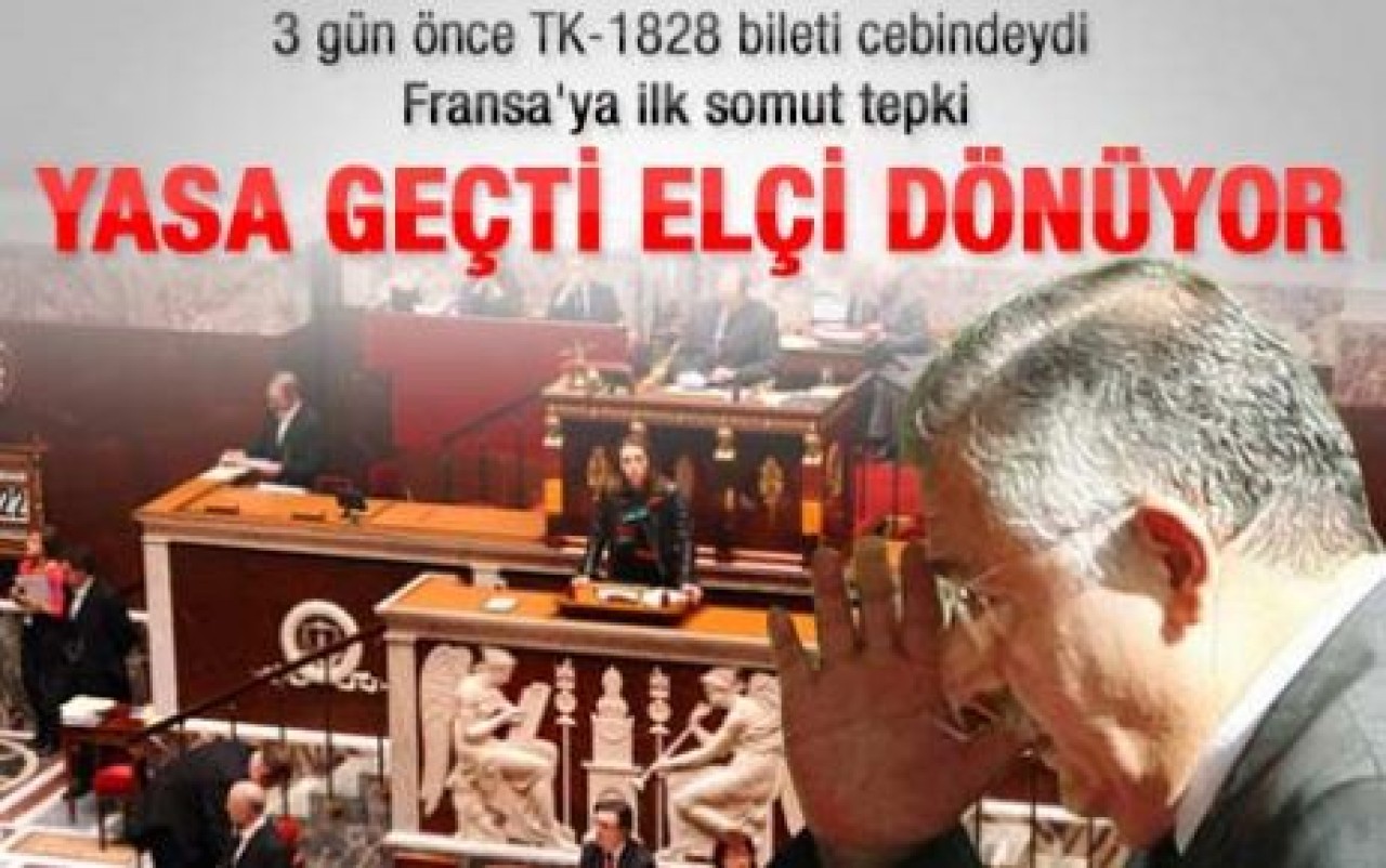 Paris Büyükelçimiz geri dönüyor