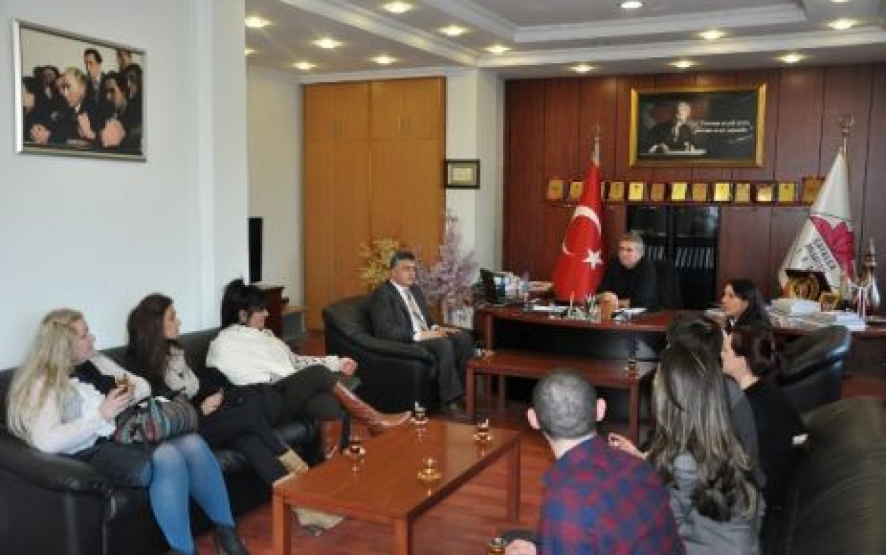 YABANCI MESLEKTAŞLARINI AĞIRLADI