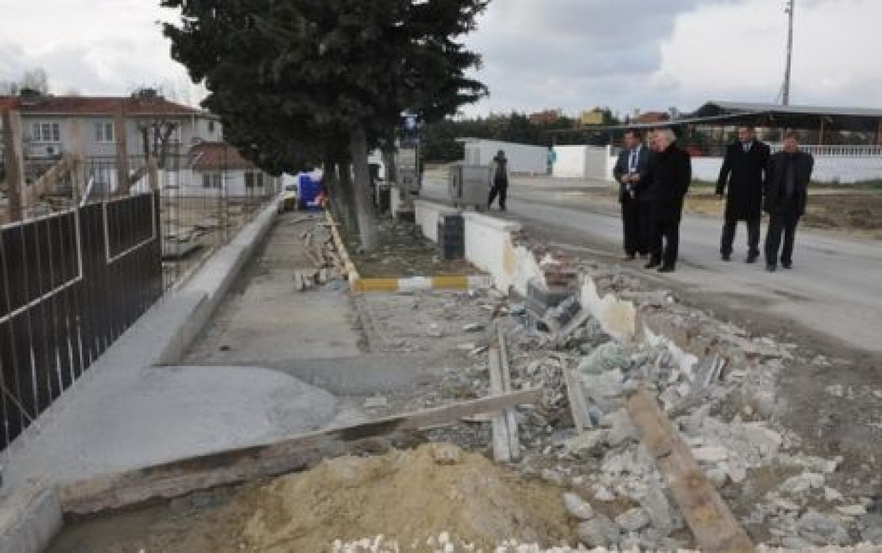 Güzelce’de ki işgaller ortadan kaldırılıyor…