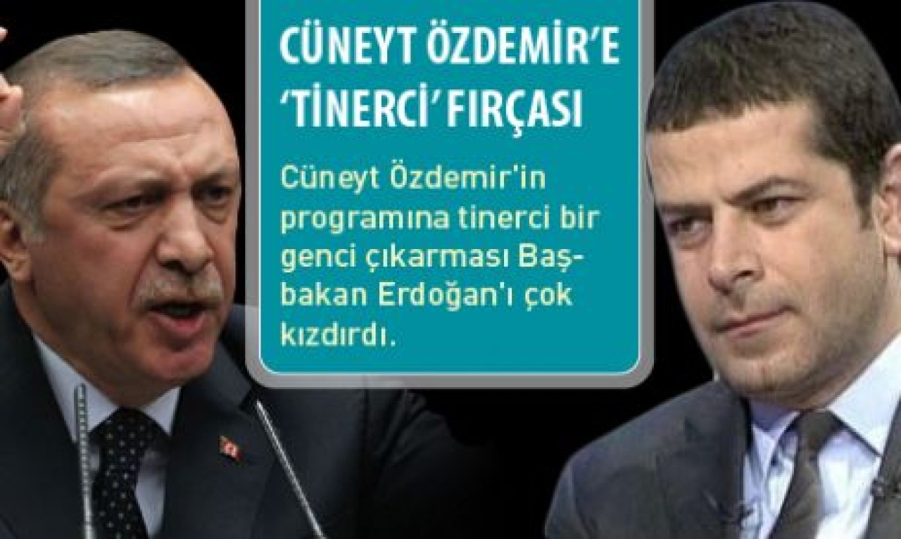 Cüneyt Özdemir'e 'Tinerci' Fırçası