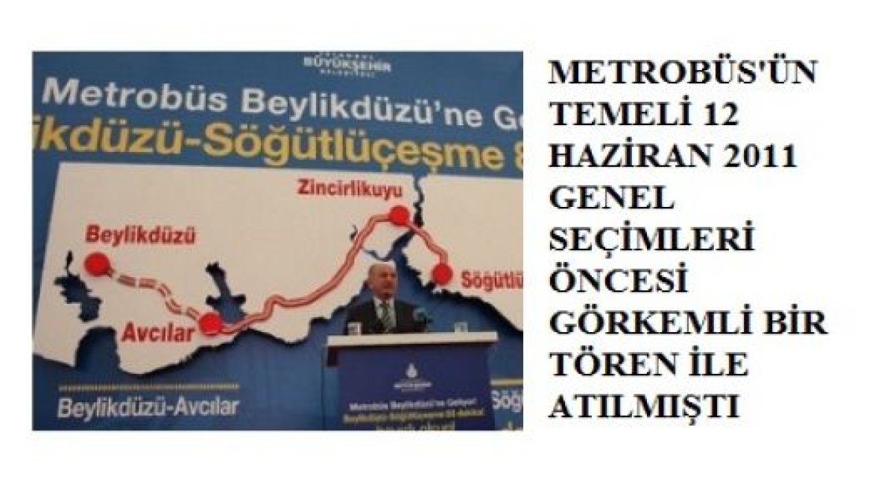 METROBÜS BAHARA KALDI!