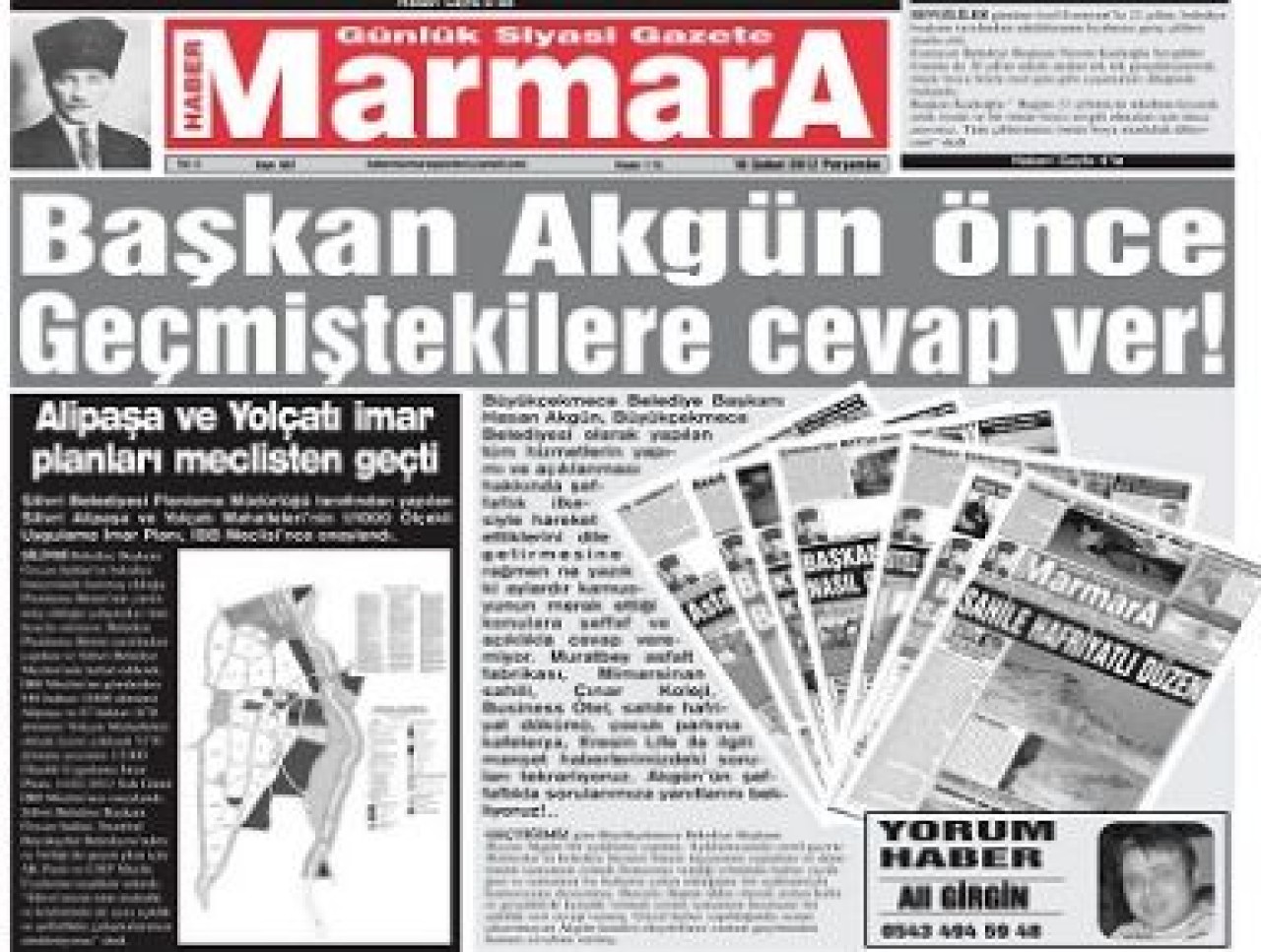 HABER  MARMARA GAZETESİ’NDEN ‘HABERDAR’A DESTEK