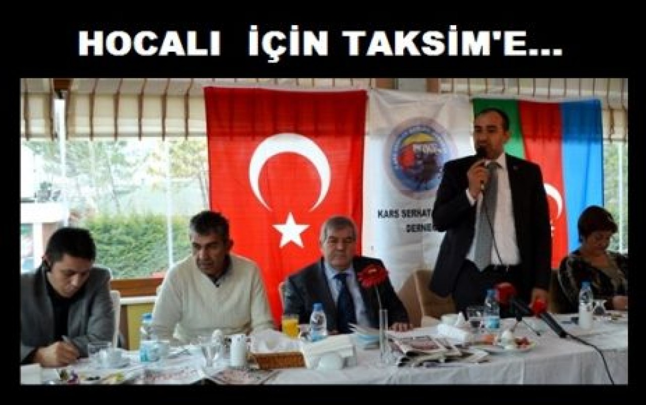 HOCALI  İÇİN TAKSİM'E...