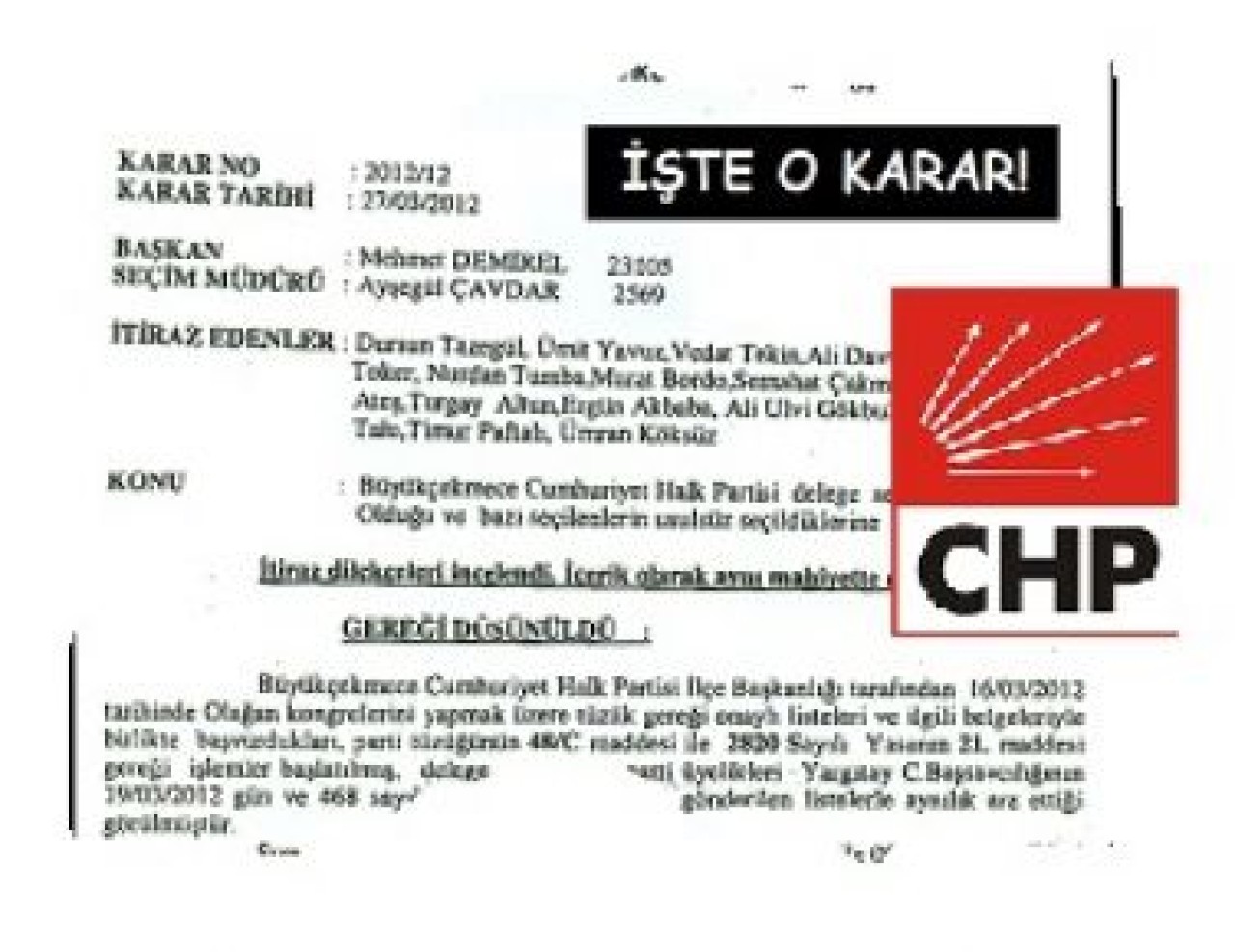 CHP B.Çekmece'de Skandal büyüyor!