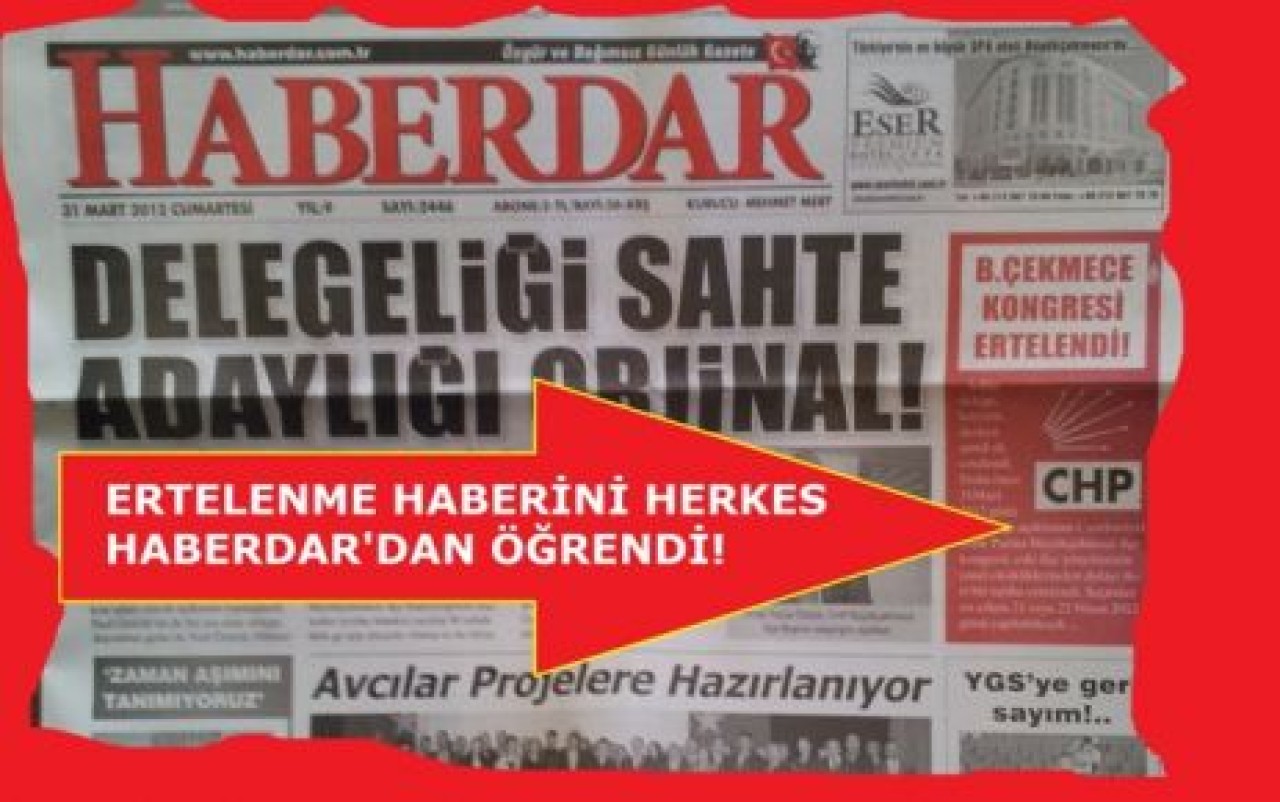 HABERDAR TERS KÖŞEYE YATIRDI!