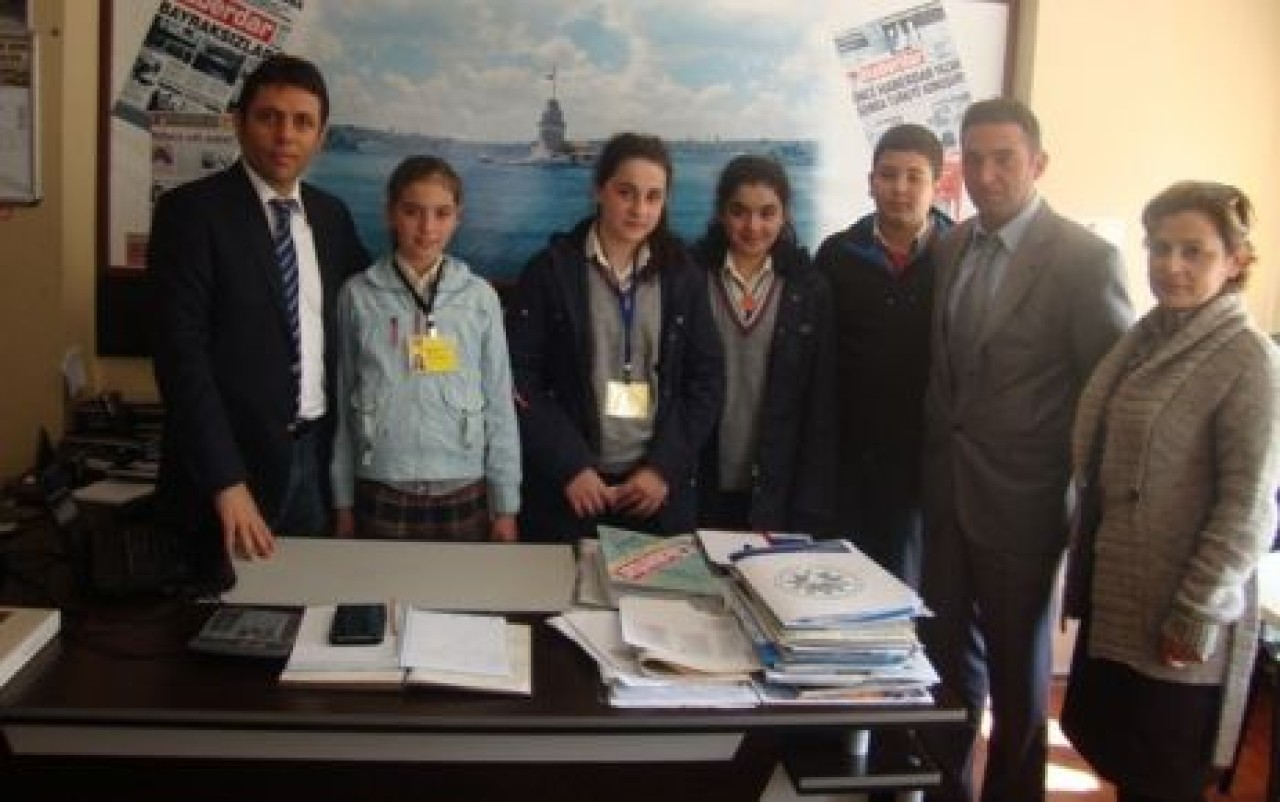 GENÇ GAZETECİLERDEN HABERDAR’A ZİYARET