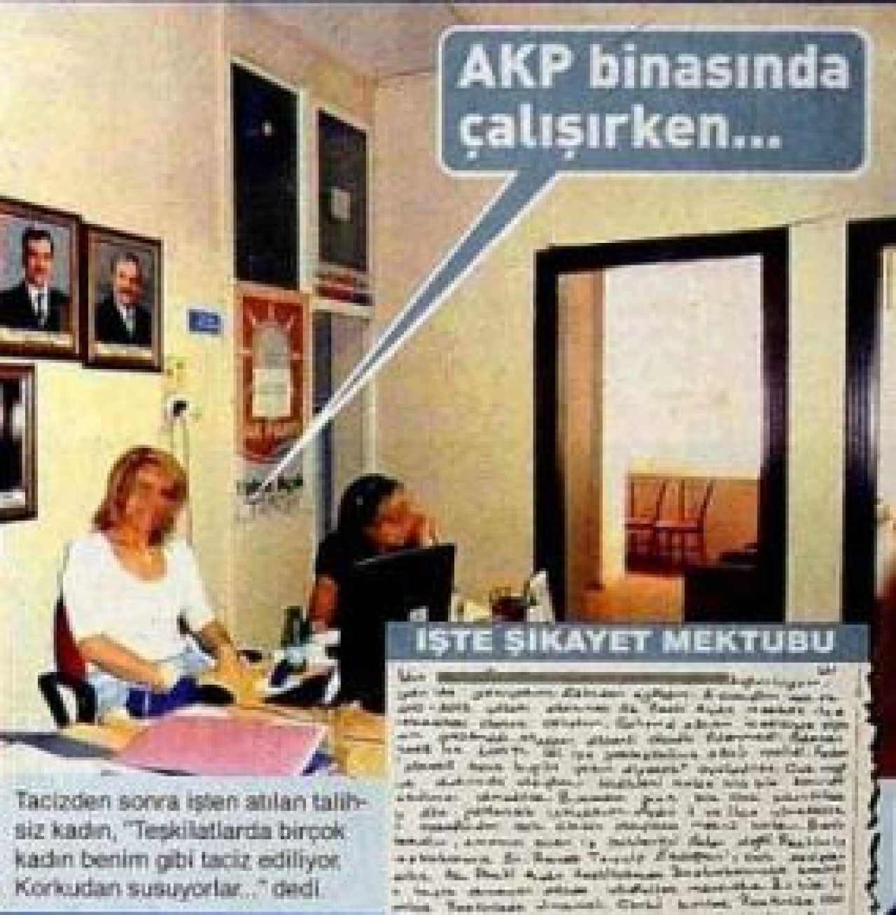AKP'de taciz skandalı...