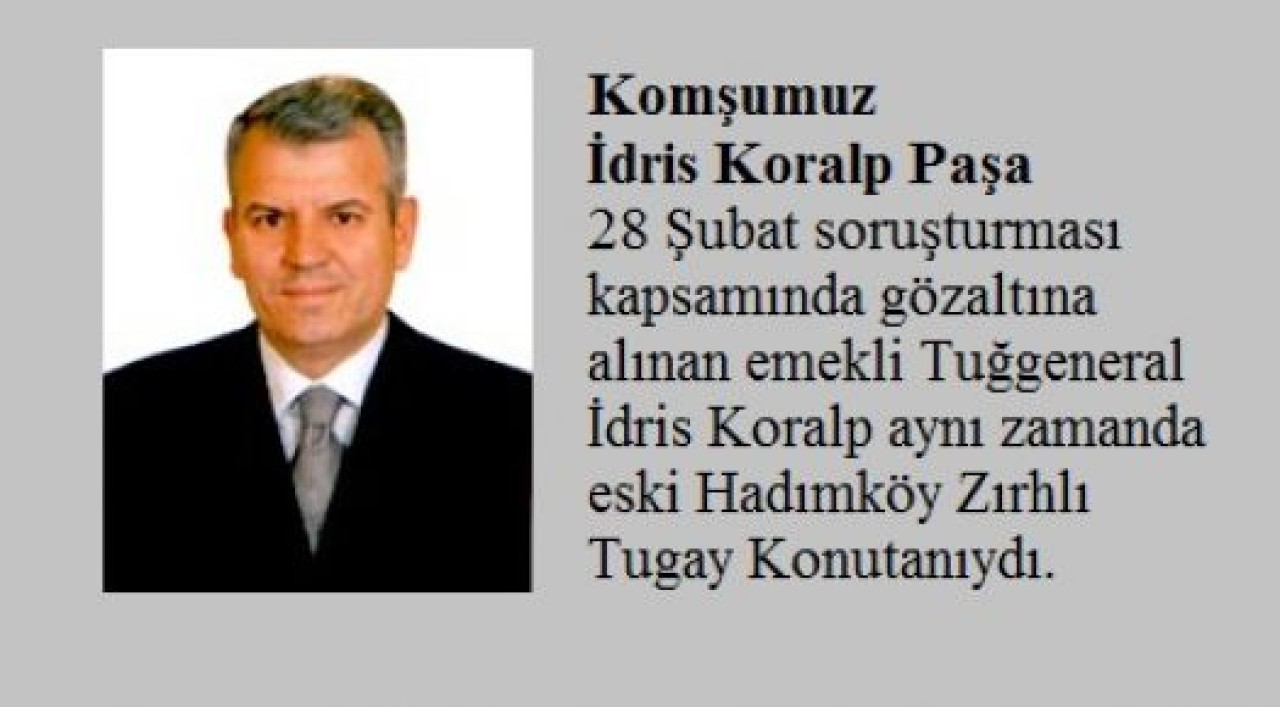 İDRİS PAŞA TUTUKLANDI...!