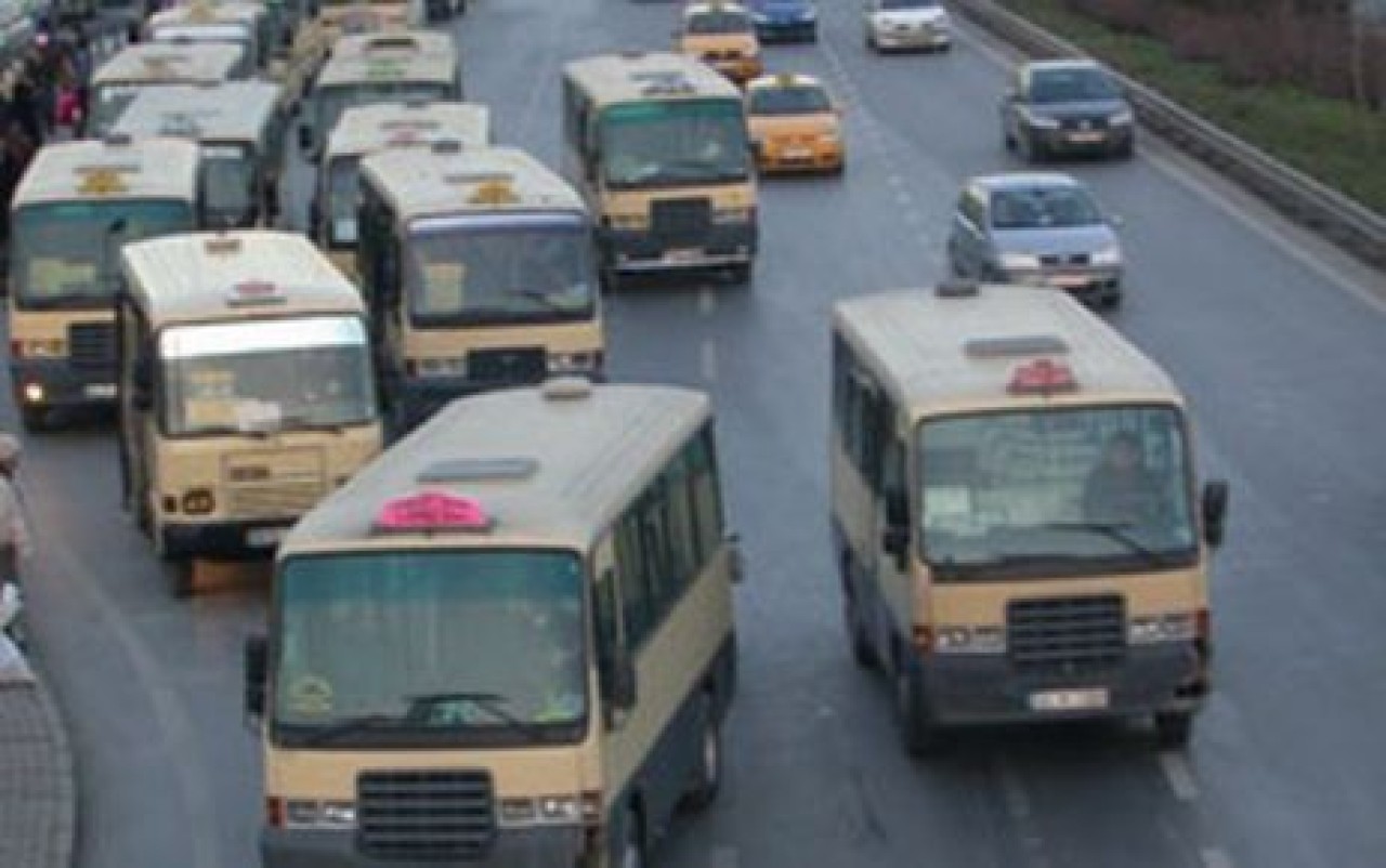 İstanbul’da minibüsler kalkıyor