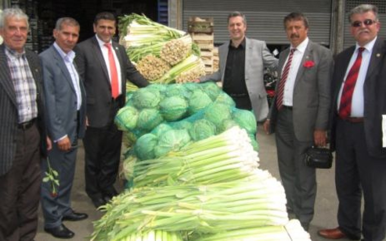 Ziraat odalarından Hal Müdürü’ne ziyaret