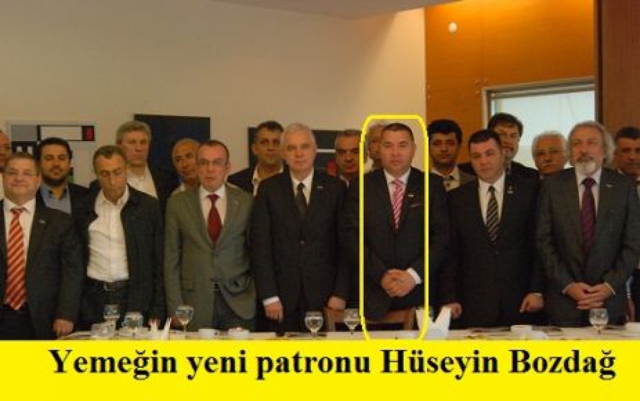 Yemeğin yeni patronu Hüseyin Bozdağ oldu