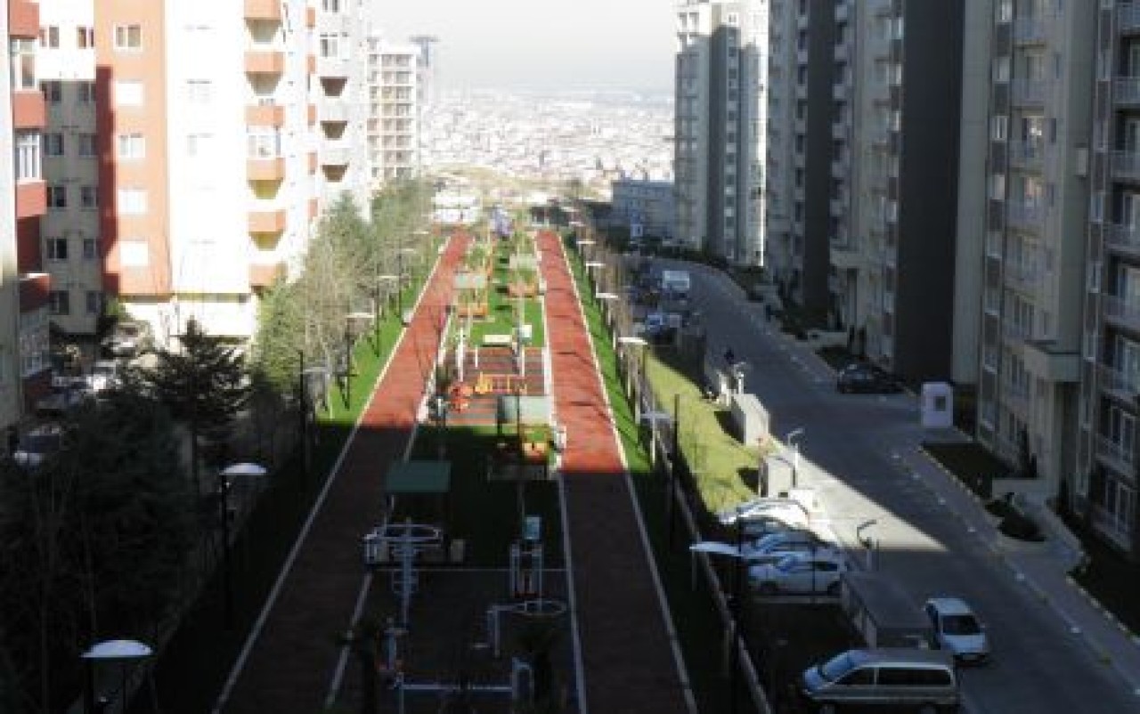 Sağlık için yürüyüş parkı,