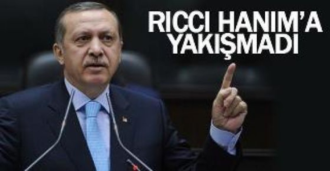 Erdoğan'dan İtalyan gazeteciye tepki!!