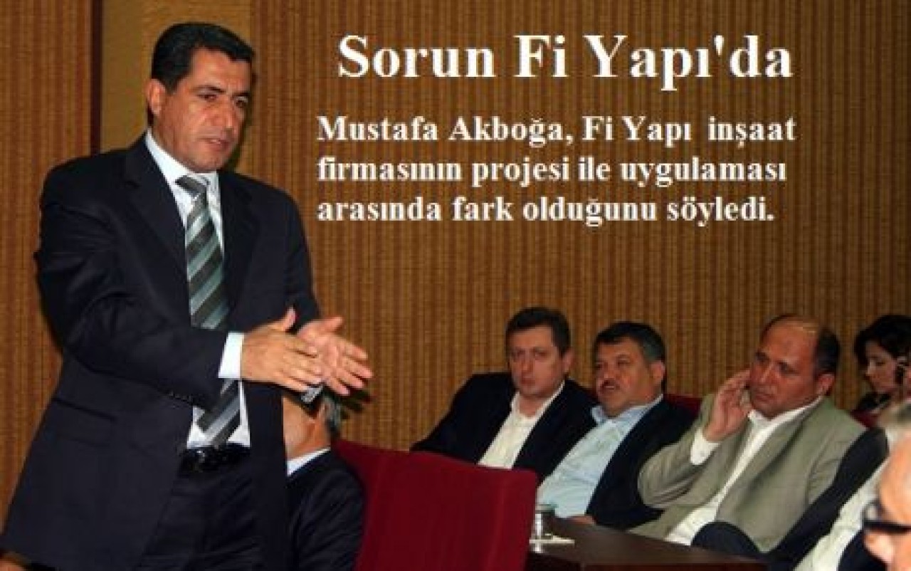 Sorun Fi Yapı'da