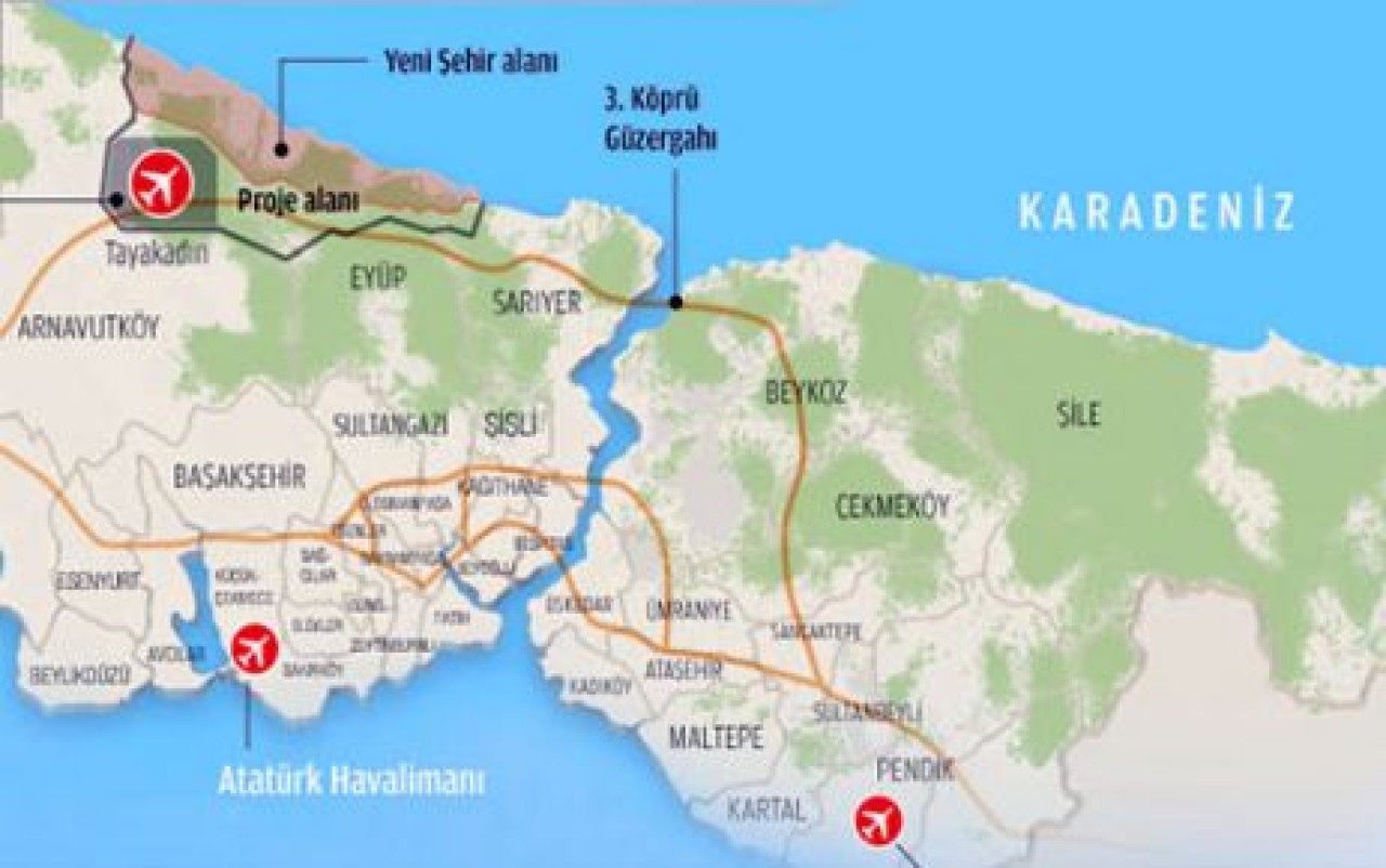 İstanbul’un 3. havalimanı ayrıntıları belli oldu
