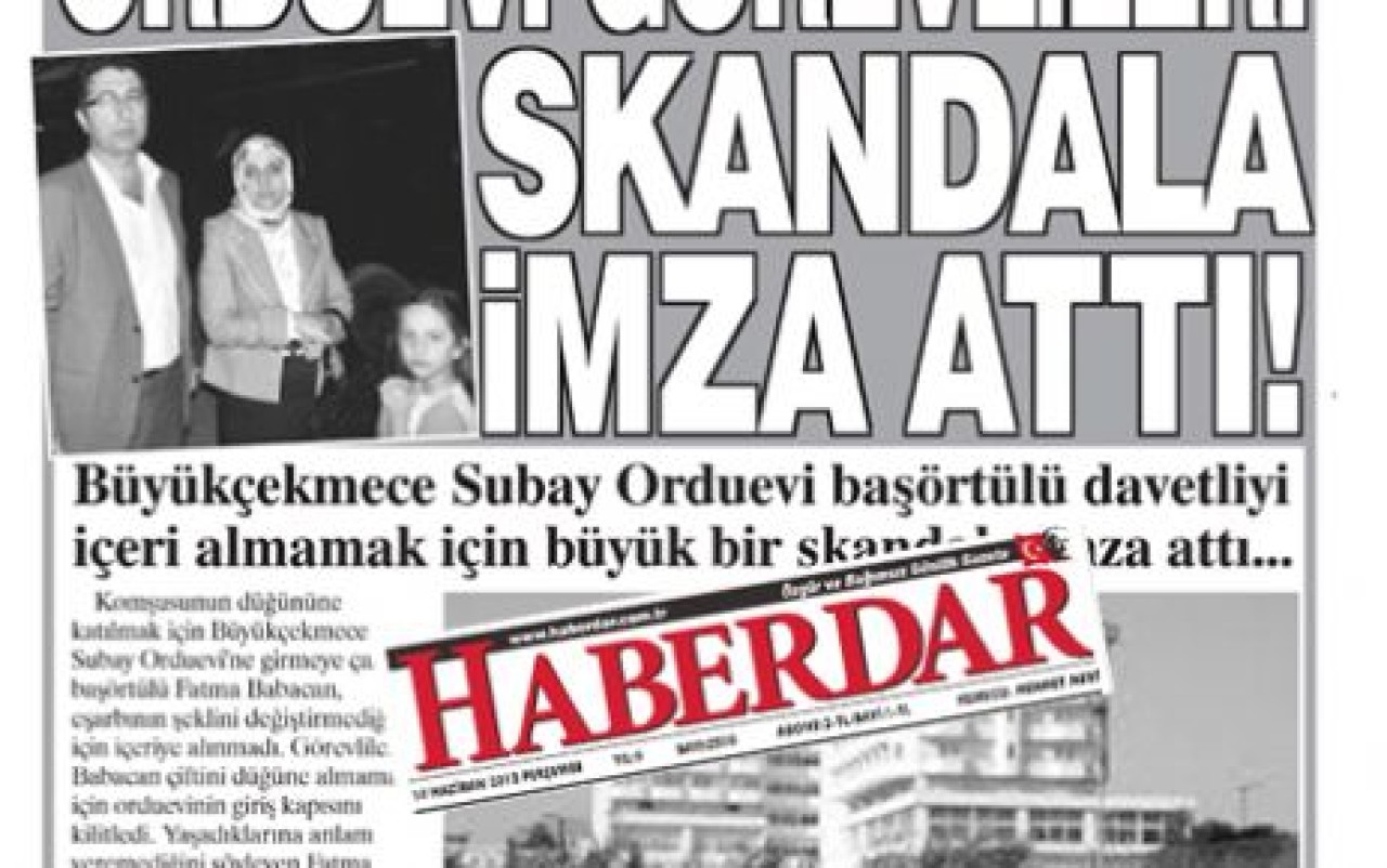 ORDUEVİ GÖREVLİLERİ SKANDALA İMZA ATTI!