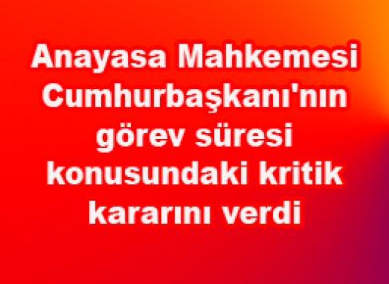 Köşk kararı açıklandı....