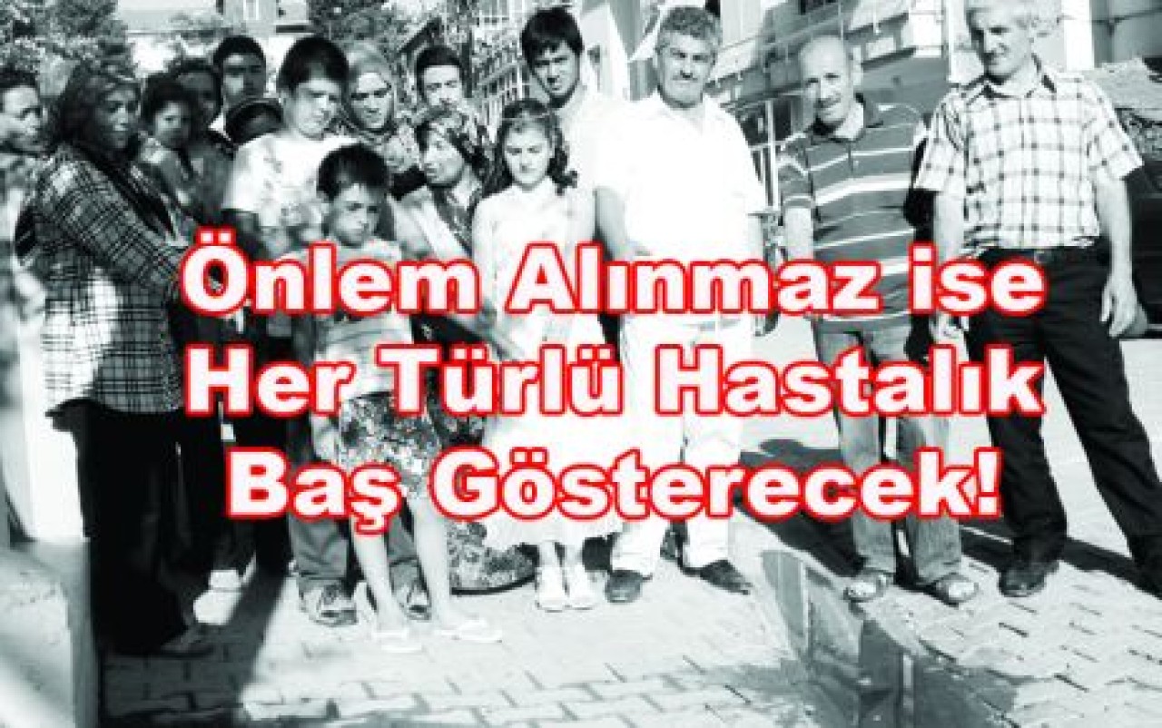 LAĞIM SUYU CADDEDEN ÇIKTI!