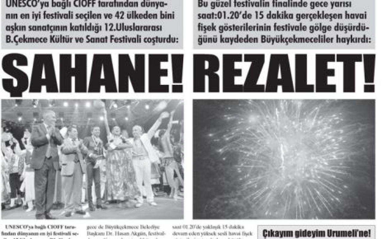 HAVAİ FİŞEK REZALETİNE BAKANLIK EL KOYDU!