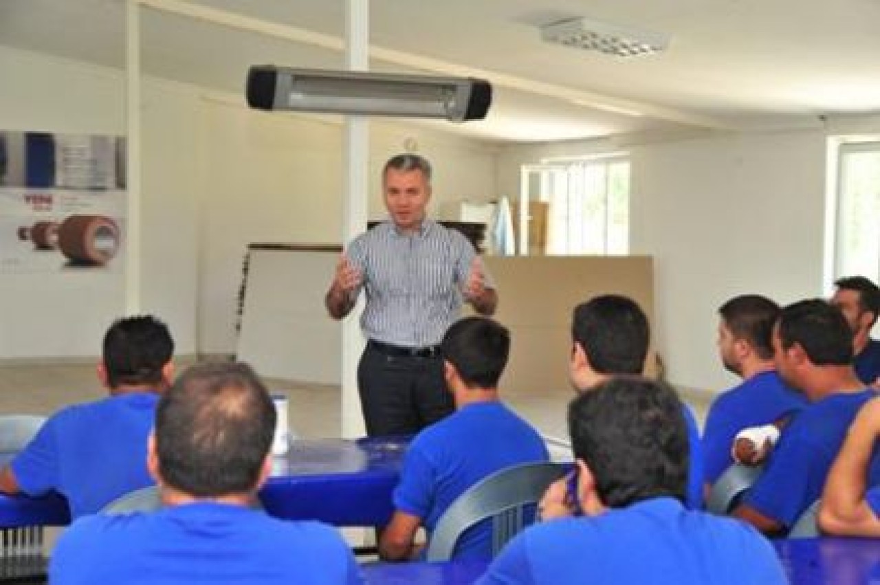 BAŞKAN UZUN, ASTEKS ÇALIŞANLARIYLA BULUŞTU.