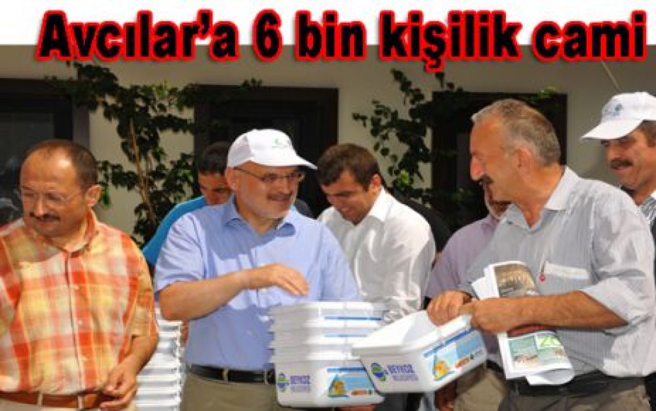 6 bin kişilik cami  yapılıyor