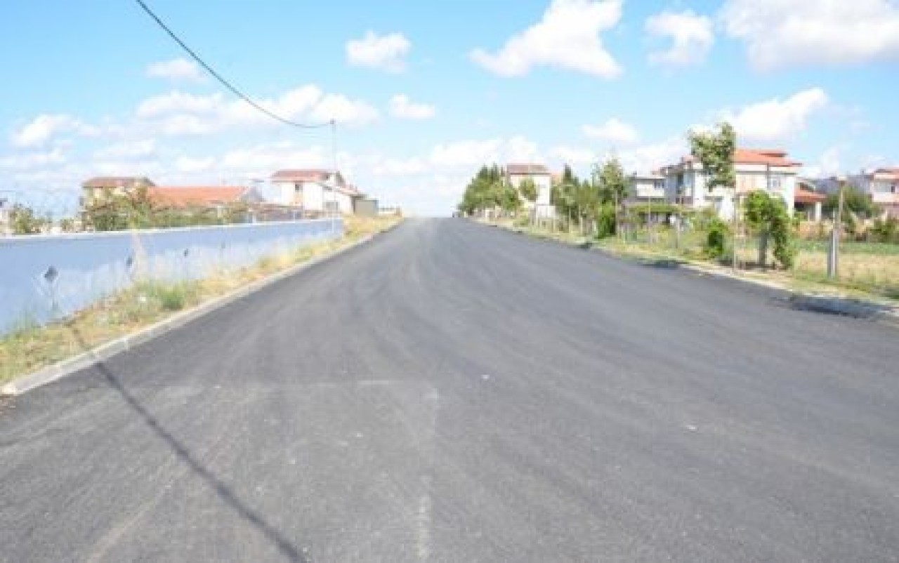 ASFALT ÇALIŞMALARININ I. ETABI TAMAMLANDI