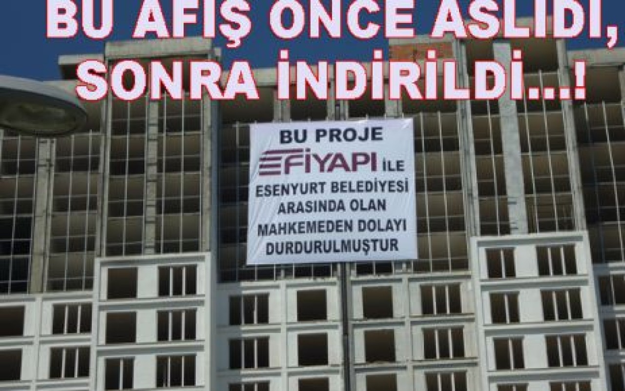 Bu afiş neden asıldı!