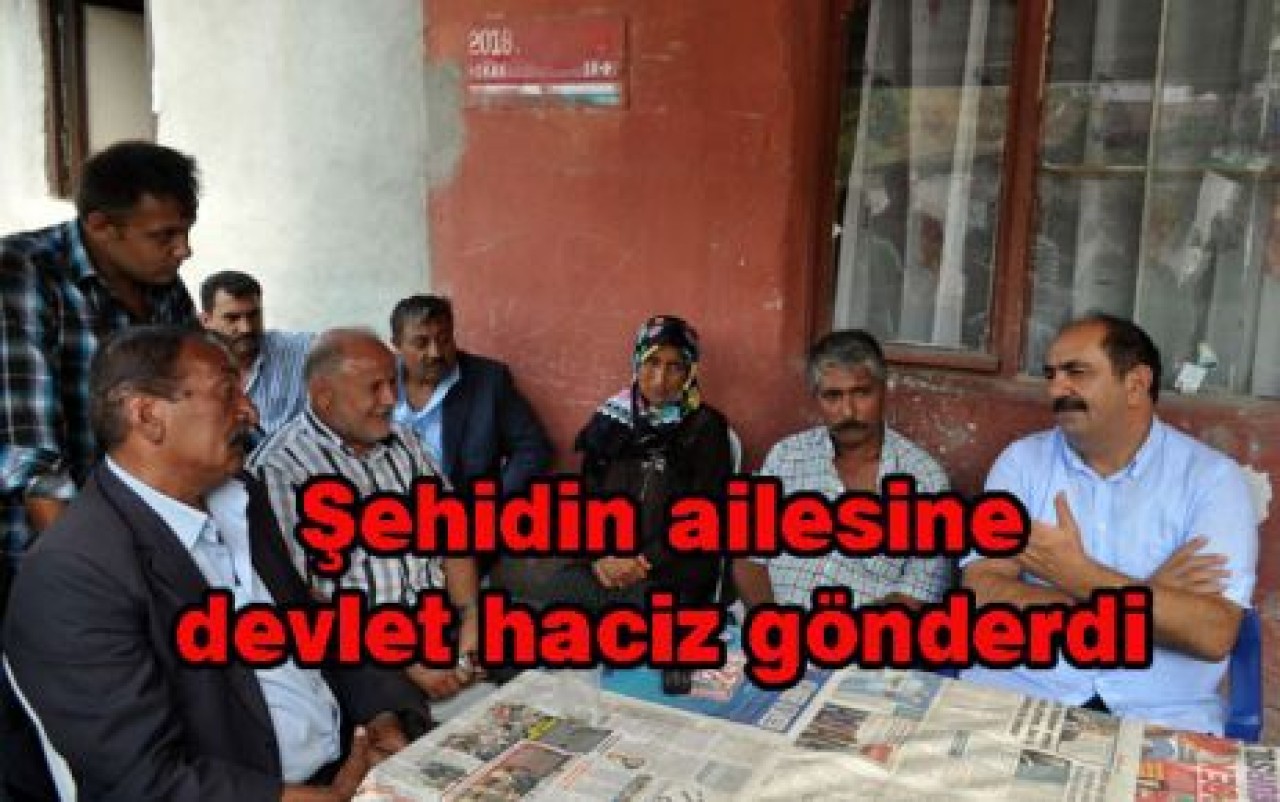 ŞEHİT AİLESİNE ÇAPAN DESTEĞİ