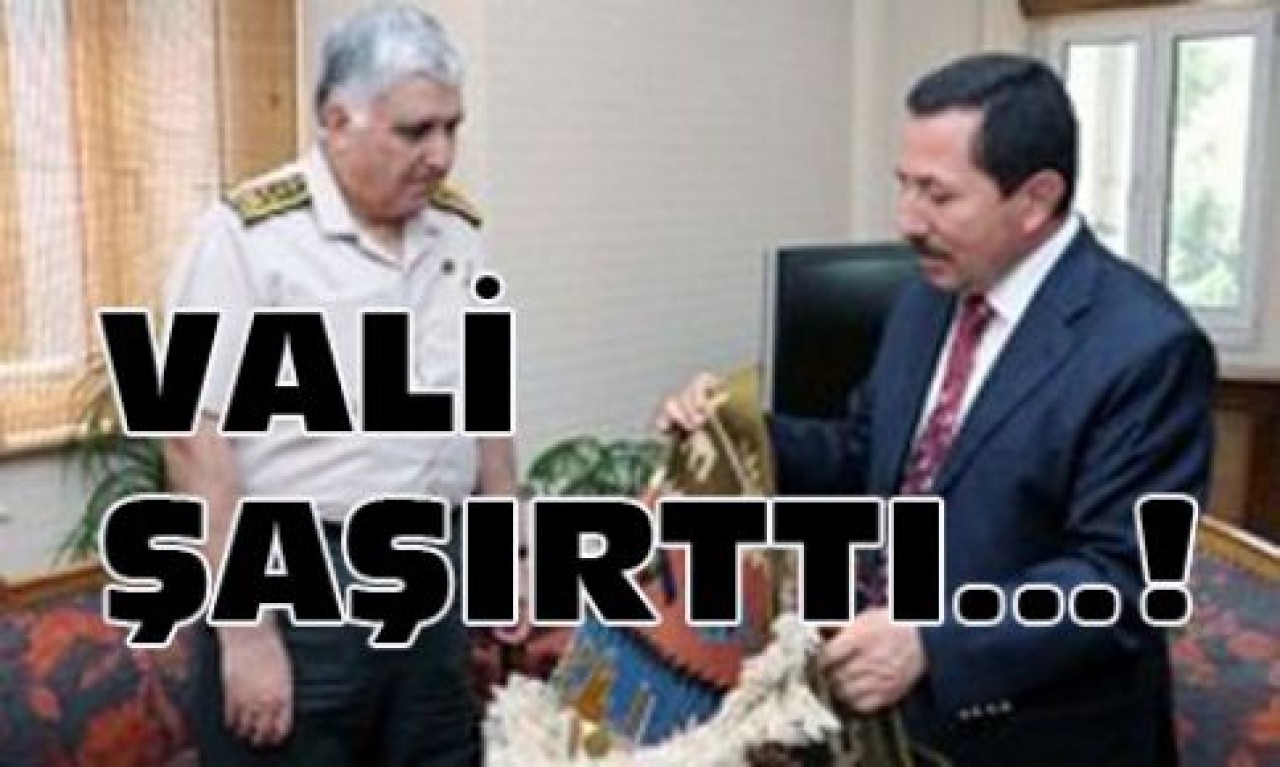Vali'den Org. Özel'e hediye