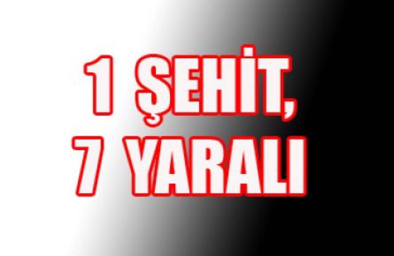 1 ASKER ŞEHİT, 7 ASKER YARALI