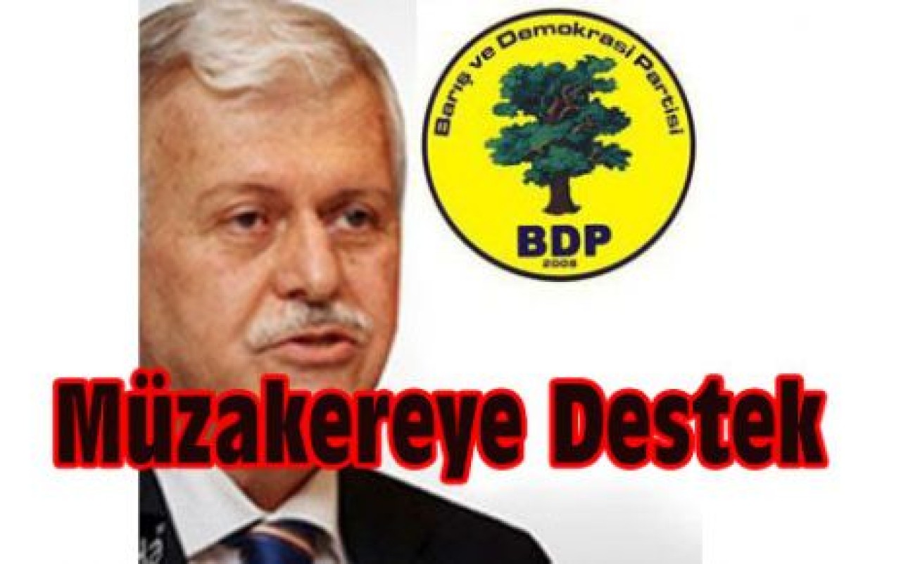 Zaman ve BDP'den Müzakereye Destek