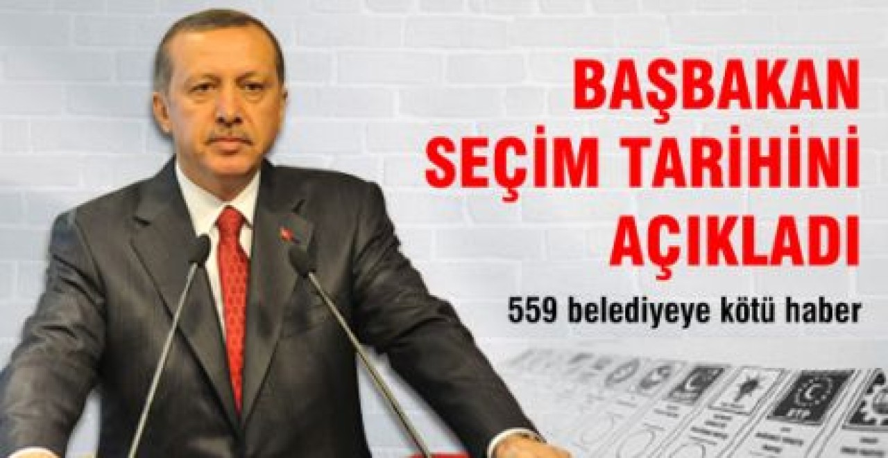 Başbakan Yerel Seçim Tarihini Açıkladı