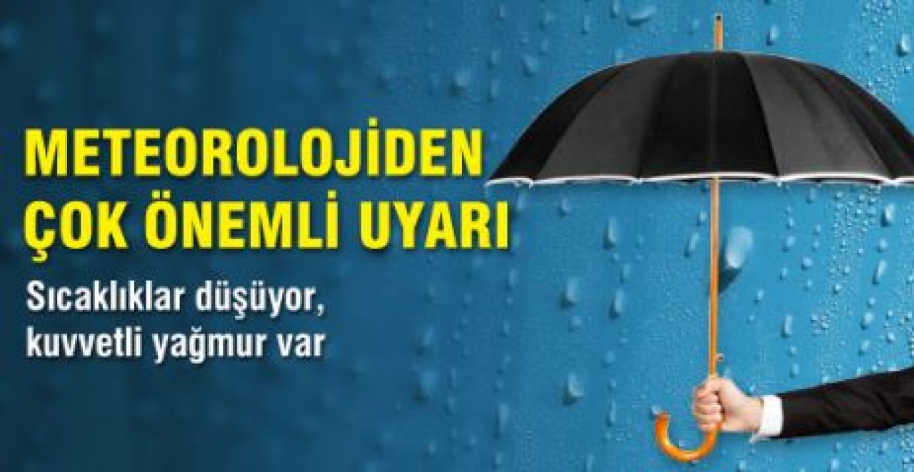 Meteorolojiden Çok Önemli Uyarı