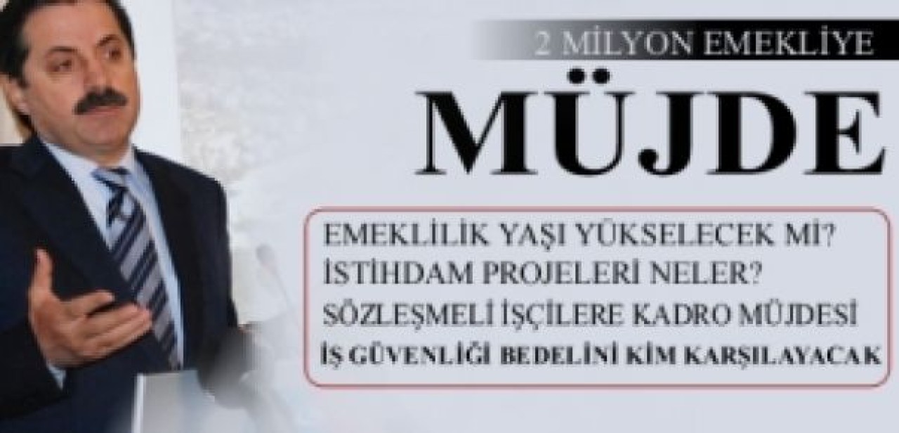 2 milyon emekliye müjdeli haber!