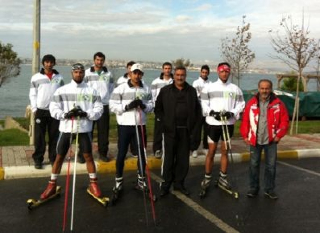 Milli kayakçılar aramızda...